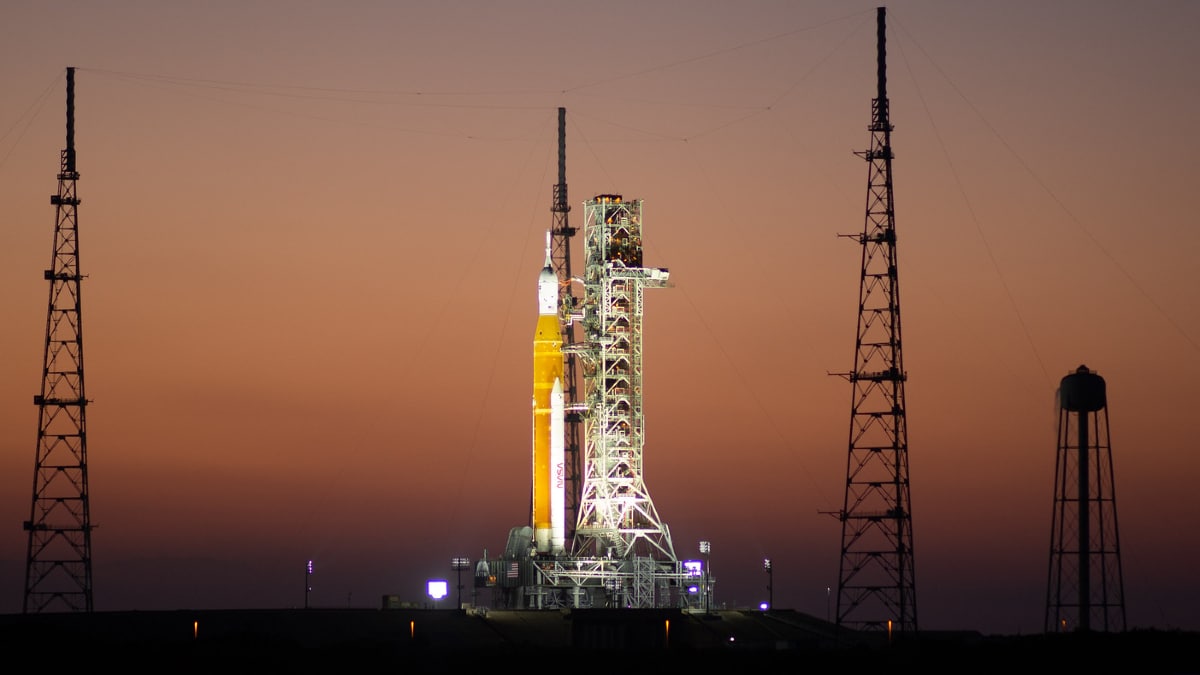 Confira como será a quarta tentativa de ensaio geral do foguete SLS, da NASA